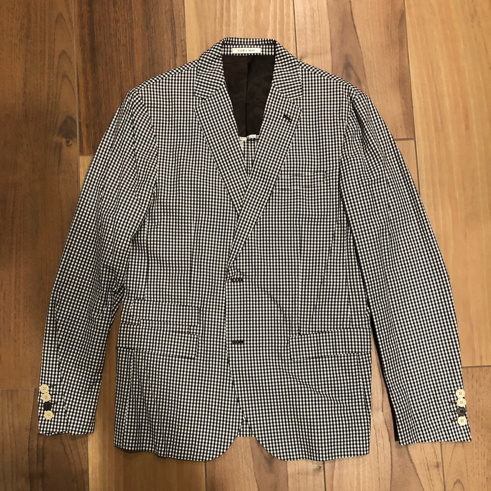 Zara man check blazer